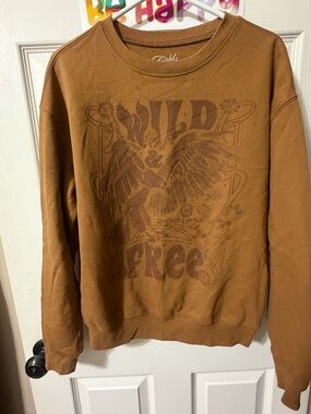 Cold Crush Caramel Graphic Crew Sweatshirt